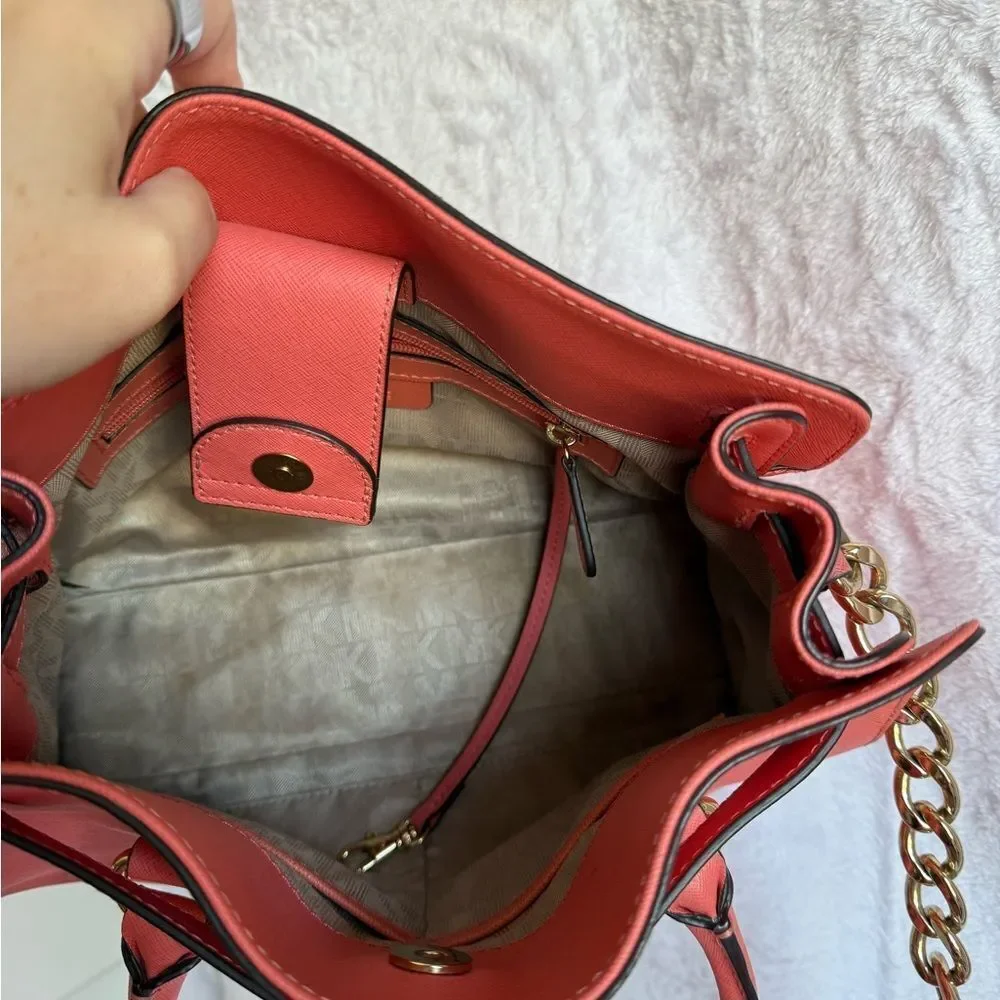 Michael Kors Coral 2 Way Satchel